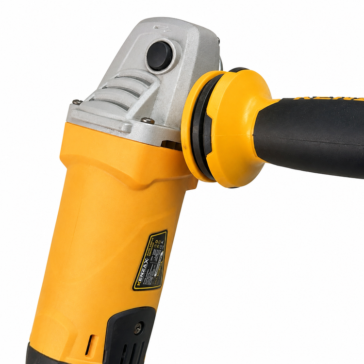 مینی فرز دسته بلند دیمردار کنزاکس KENZAX مدل KAG-1050 توان 1050 وات صفحه 115 میلیمتر